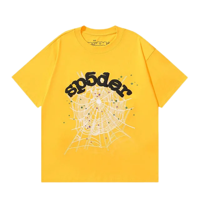 SP5DER T-Shirts Short-Sleeve Graphic Logo T-Shirt product detail image 27