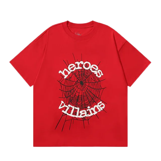 SP5DER T-Shirts Short-Sleeve Graphic Logo T-Shirt product detail image 35