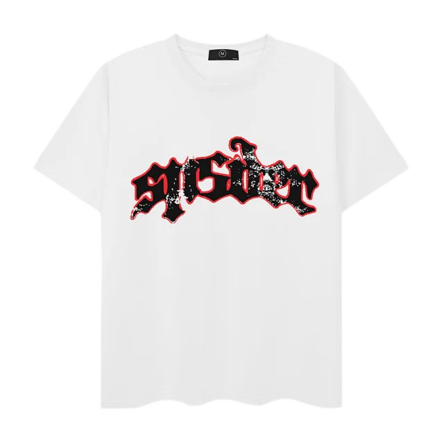 SP5DER T-Shirts Short-Sleeve Graphic Logo T-Shirt product detail image 11