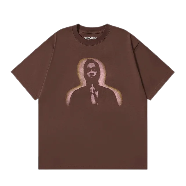 SP5DER T-Shirts Short-Sleeve Graphic Logo T-Shirt product detail image 31
