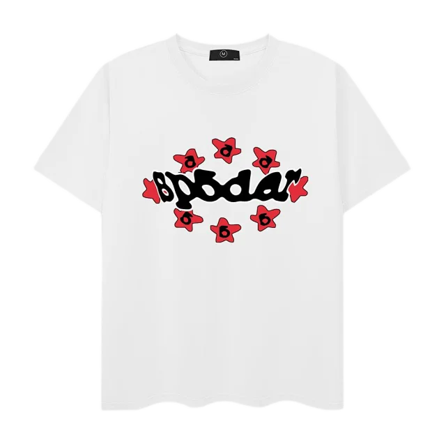 SP5DER T-Shirts Short-Sleeve Graphic Logo T-Shirt product detail image 13