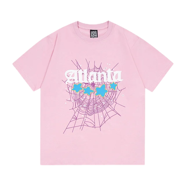 Sp5der T-Shirts Spiderweb Graphic Short-Sleeve T-Shirt product detail image 30