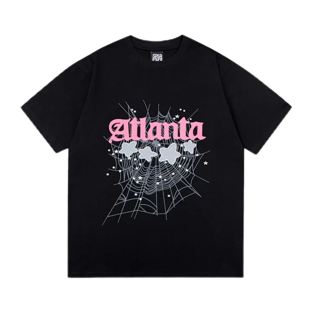 Sp5der T-Shirts Spiderweb Graphic Short-Sleeve T-Shirt product detail image 32