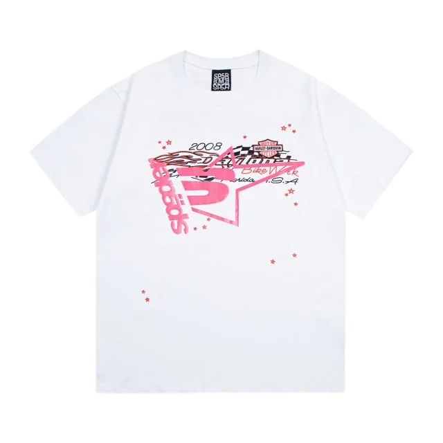 Sp5der T-Shirts Spiderweb Graphic Short-Sleeve T-Shirt product detail image 37
