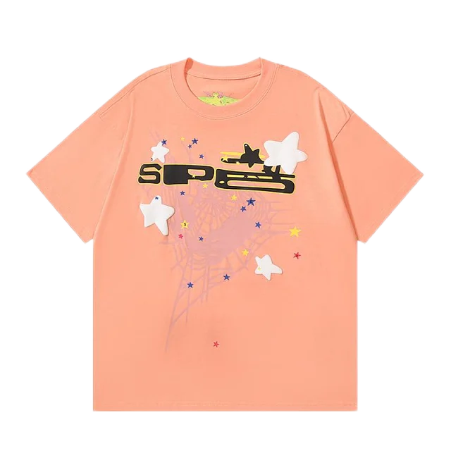 Sp5der T-Shirts Spiderweb Graphic Short-Sleeve T-Shirt product detail image 12