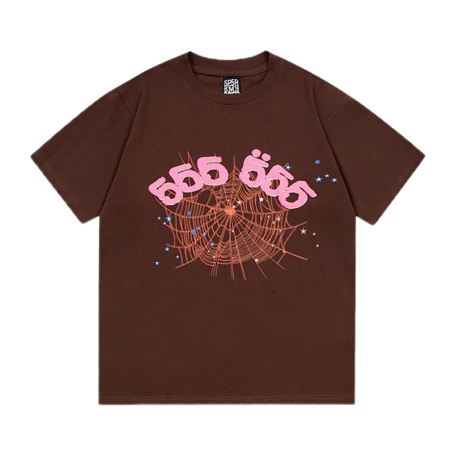 Sp5der T-Shirts Spiderweb Graphic Short-Sleeve T-Shirt product detail image 33