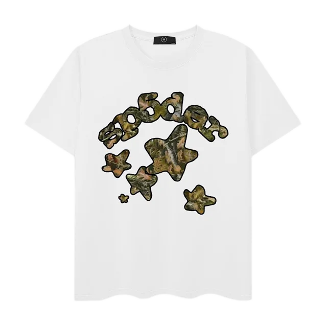 SP5DER T-Shirts Short-Sleeve Graphic Logo T-Shirt product detail image 24