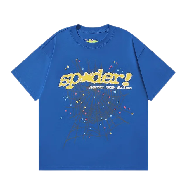 SP5DER T-Shirts Short-Sleeve Graphic Logo T-Shirt product detail image 40