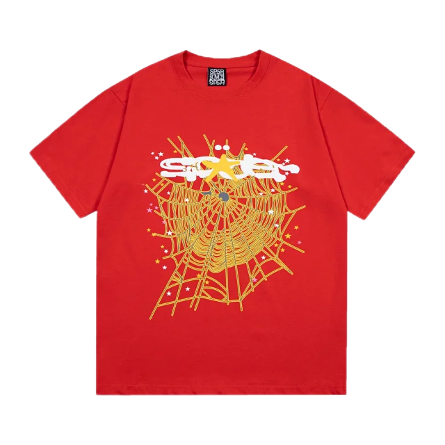 Sp5der T-Shirts Spiderweb Graphic Short-Sleeve T-Shirt product detail image 26