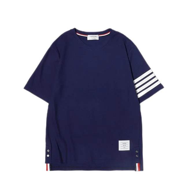 Thom Browne T-Shirts Logo-print short-sleeve crewneck product detail image 11