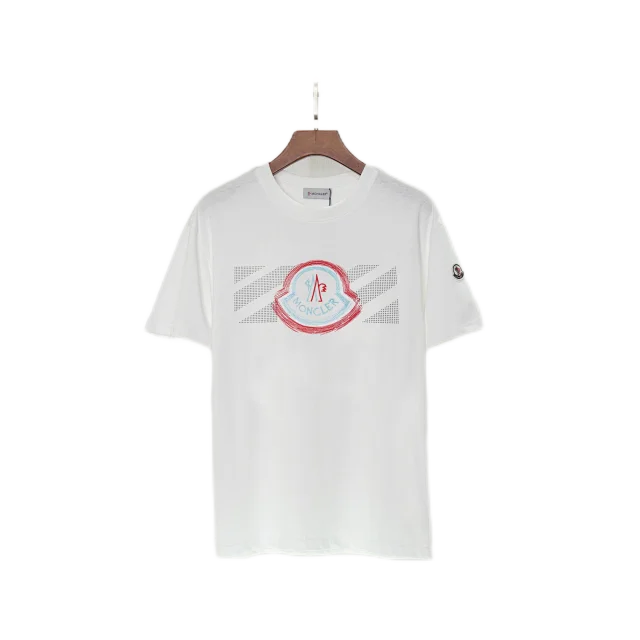 Thom Browne T-Shirts Logo-print short-sleeve crewneck product detail image 36