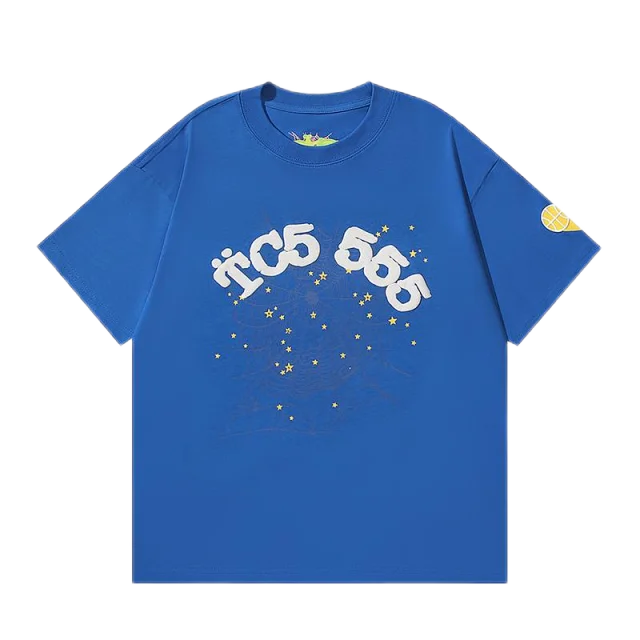 Sp5der T-Shirts Spiderweb Graphic Short-Sleeve T-Shirt product detail image 2