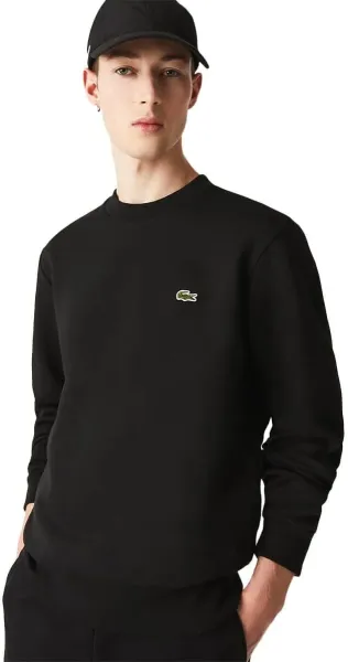 Lacoste Classic Crocodile Embroidered Beige Sweatshirt - 4
