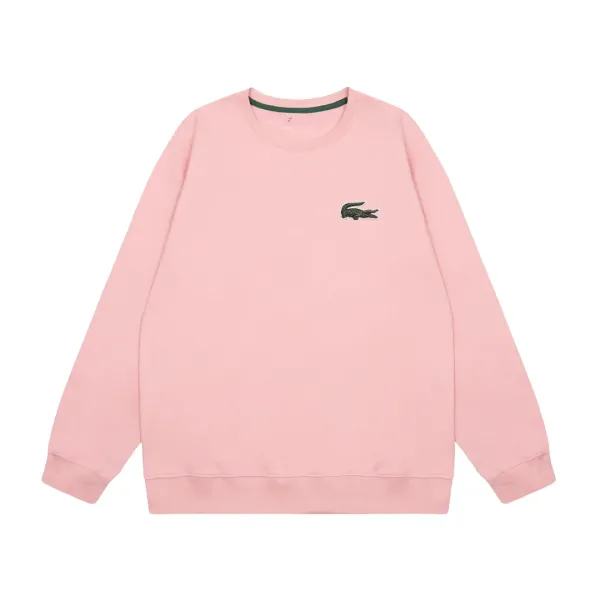 Lacoste Classic Crocodile Embroidered Beige Sweatshirt - 14