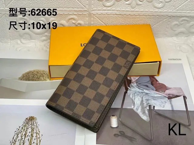 Louis Vuitton Wallets & Card Holders Assorted monogram and textured wallet designs product detail image 13