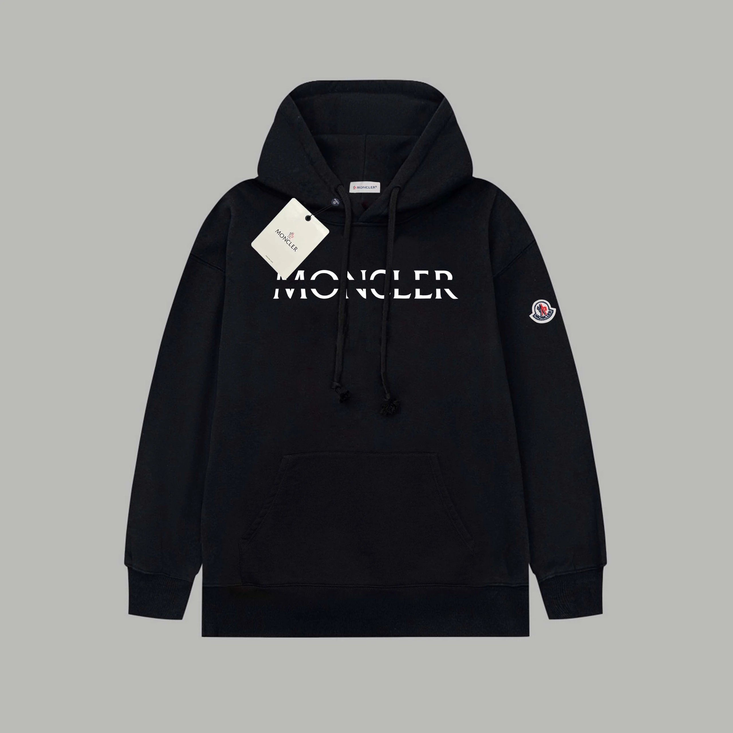 Moncler Hoodies & Sweatshirts Zip-Up Hooded Sweatshirt with Kangaroo Pockets — 0315011WN