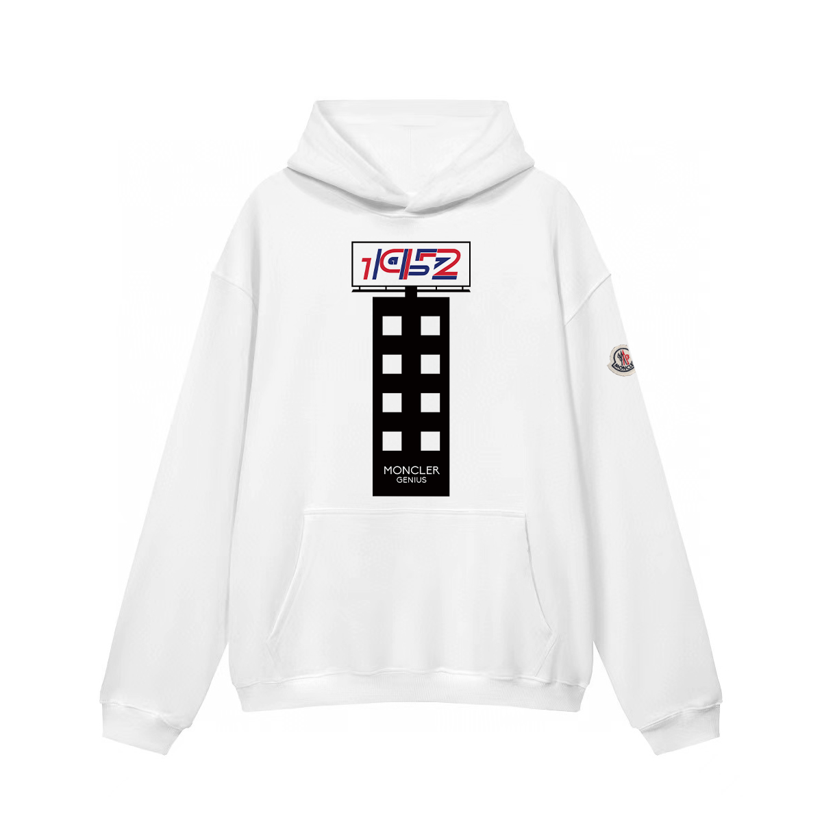Moncler Hoodies & Sweatshirts Zip-Up Hooded Sweatshirt with Kangaroo Pockets — 0315021WN