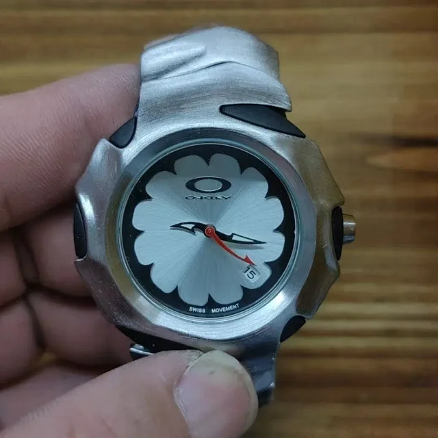Oakley Watches Stainless Steel Flower Dial Watch product detail image 1