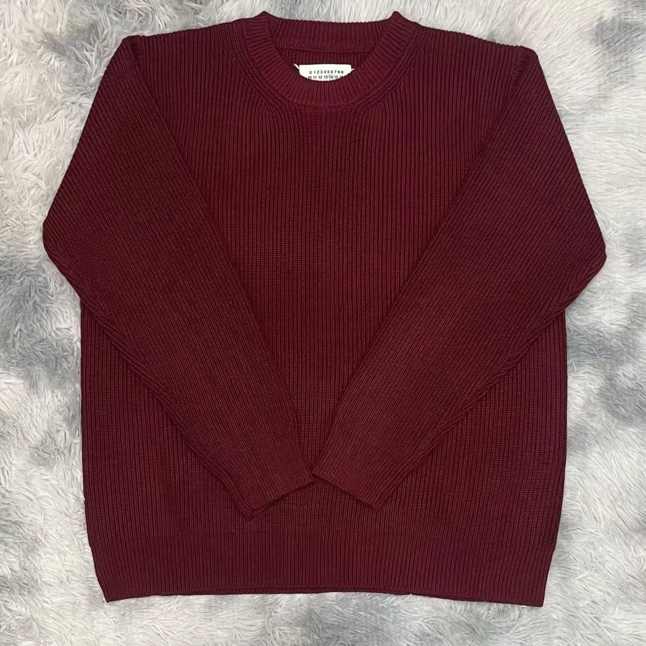 Maison Margiela Knitwear Rib-knit crewneck sweater — 6