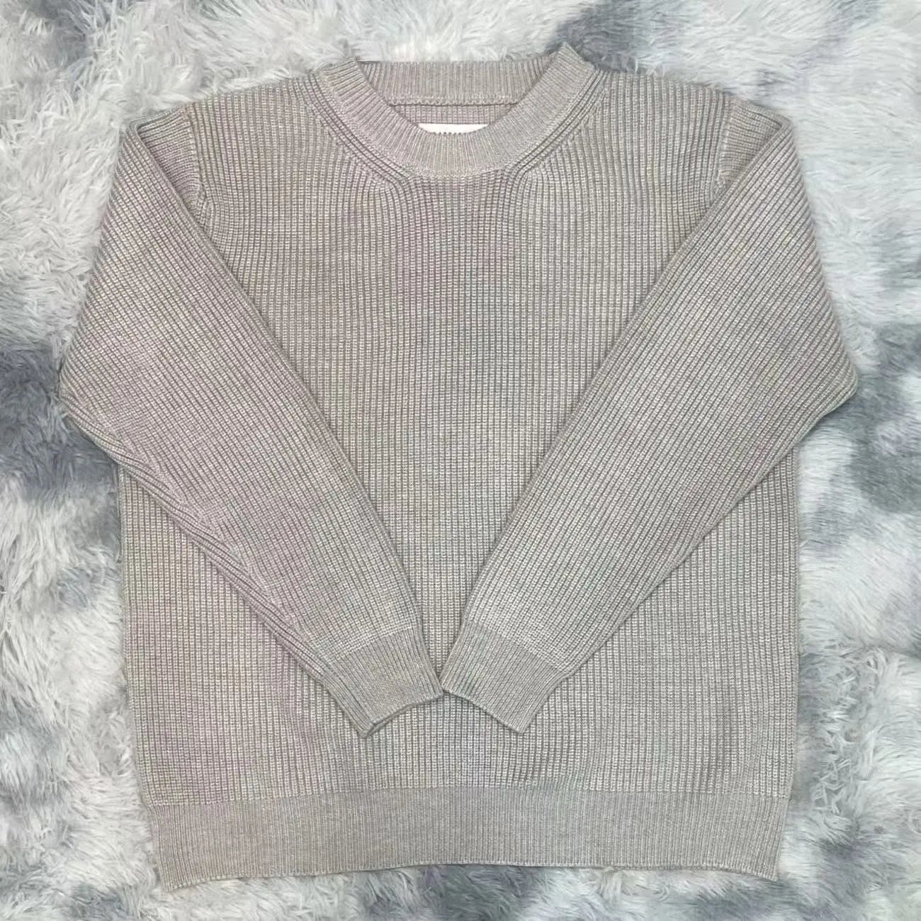 Maison Margiela Knitwear Rib-knit crewneck sweater — 5