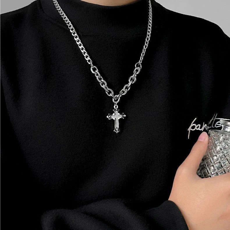 L011-A【Equator Cross Necklace】