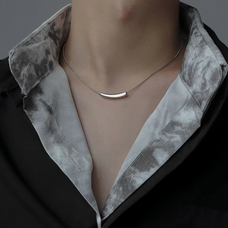 L049-A (small eggplant necklace 40 5)