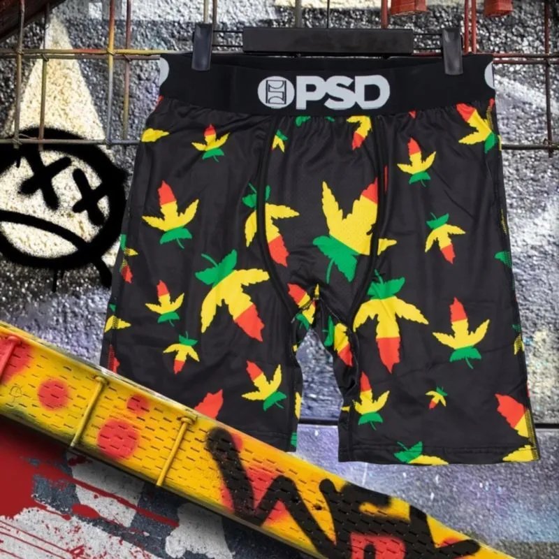 PSD Pinstripe Black and White Boxer Briefs Underwear - 12