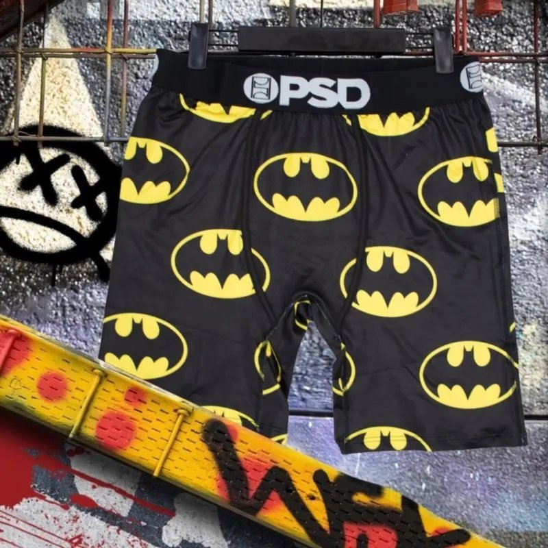 PSD Pinstripe Black and White Boxer Briefs Underwear - 14