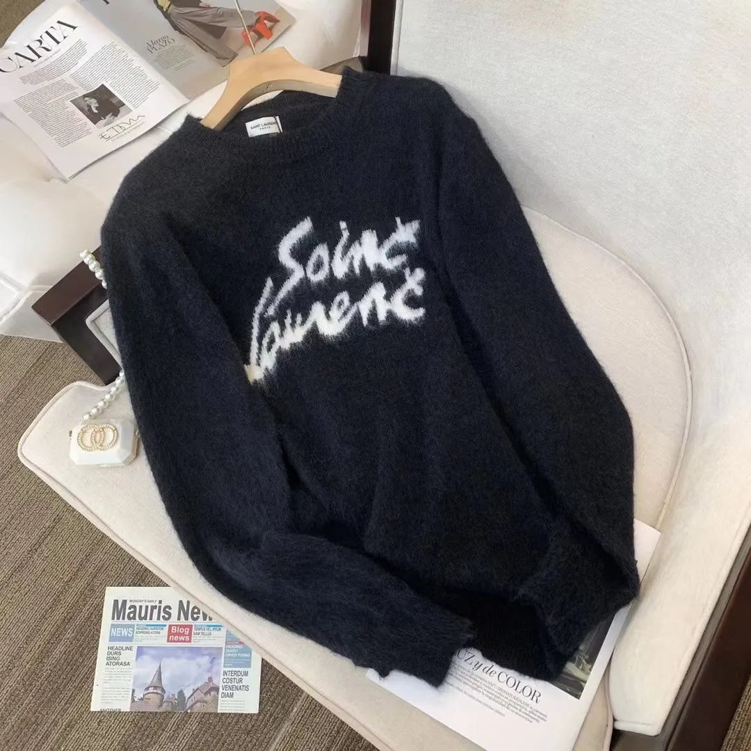 Saint Laurent Soie Laurent Sweater