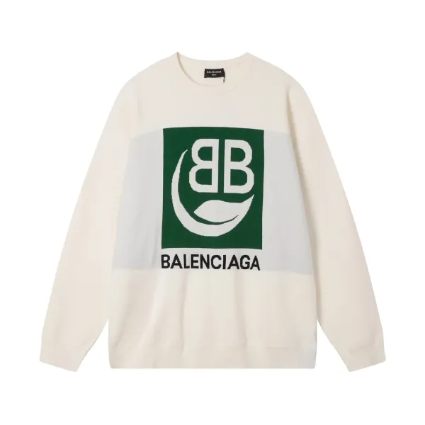 Loewe Anagram Patch Sweater White - 10