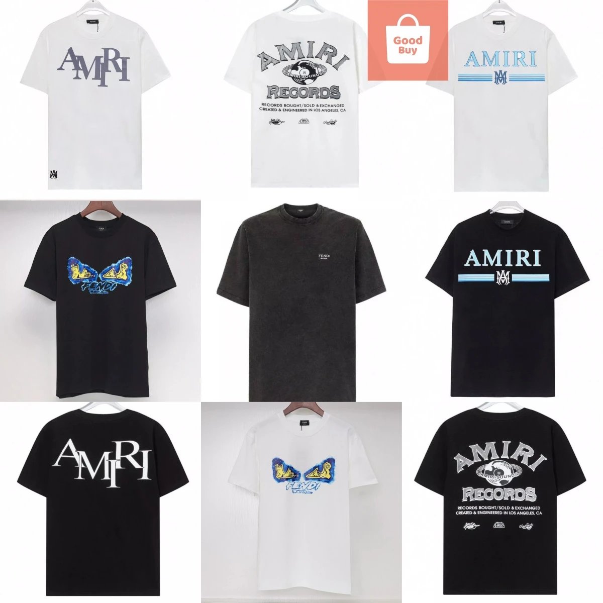 Amiri Records T-Shirts [35 sty