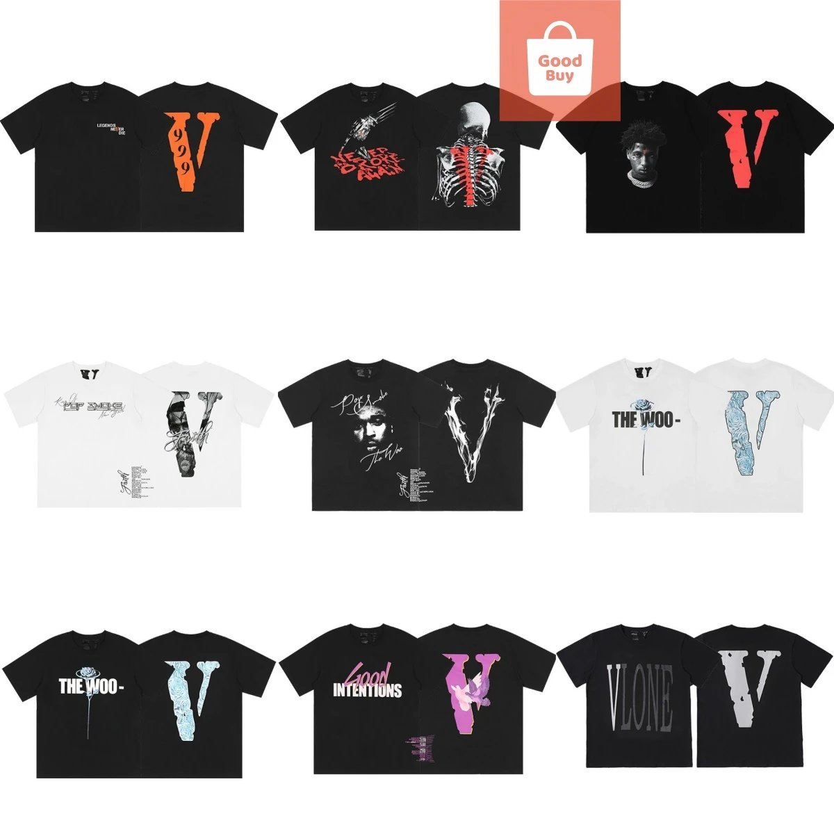 The Woo V Collection T-Shirts 