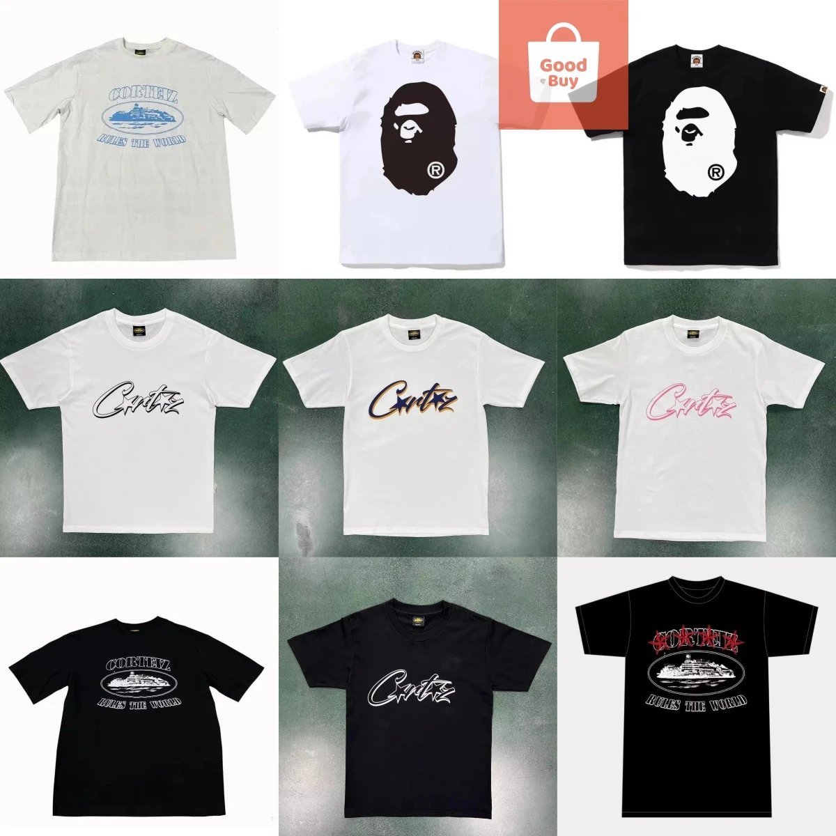 A Bathing Ape Cortez T-Shirts 