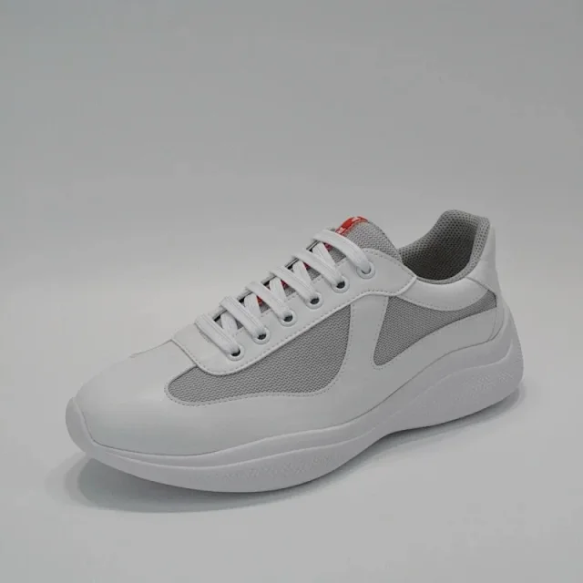 Unbranded Sneakers Low-top lace-up with mesh panels and glossy overlays product detail image 12