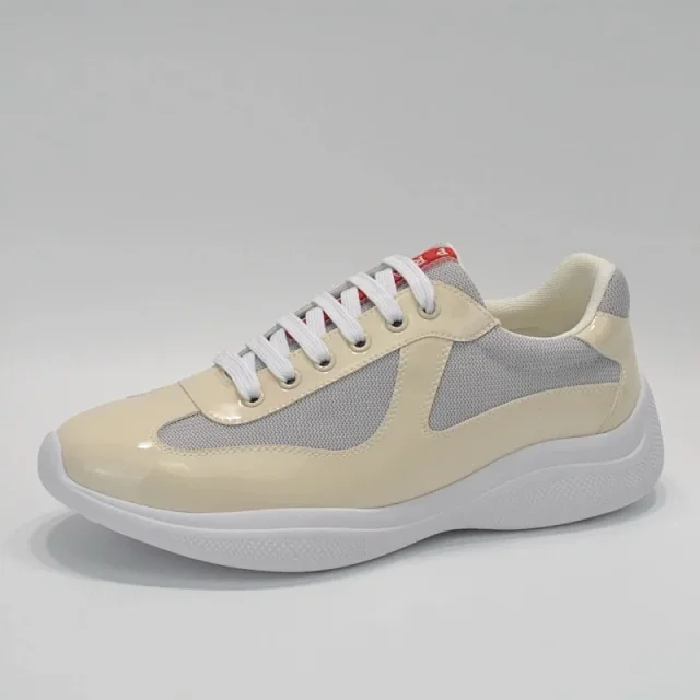 Unbranded Sneakers Low-top lace-up with mesh panels and glossy overlays product detail image 11