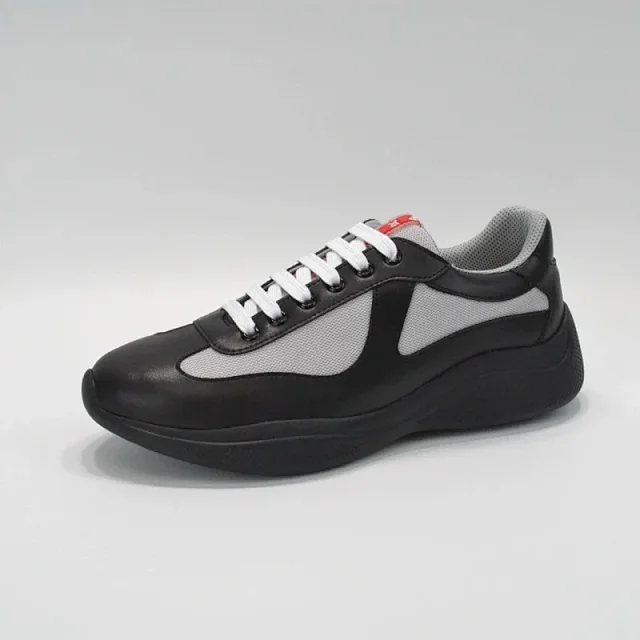 Unbranded Sneakers Low-top lace-up with mesh panels and glossy overlays product detail image 14