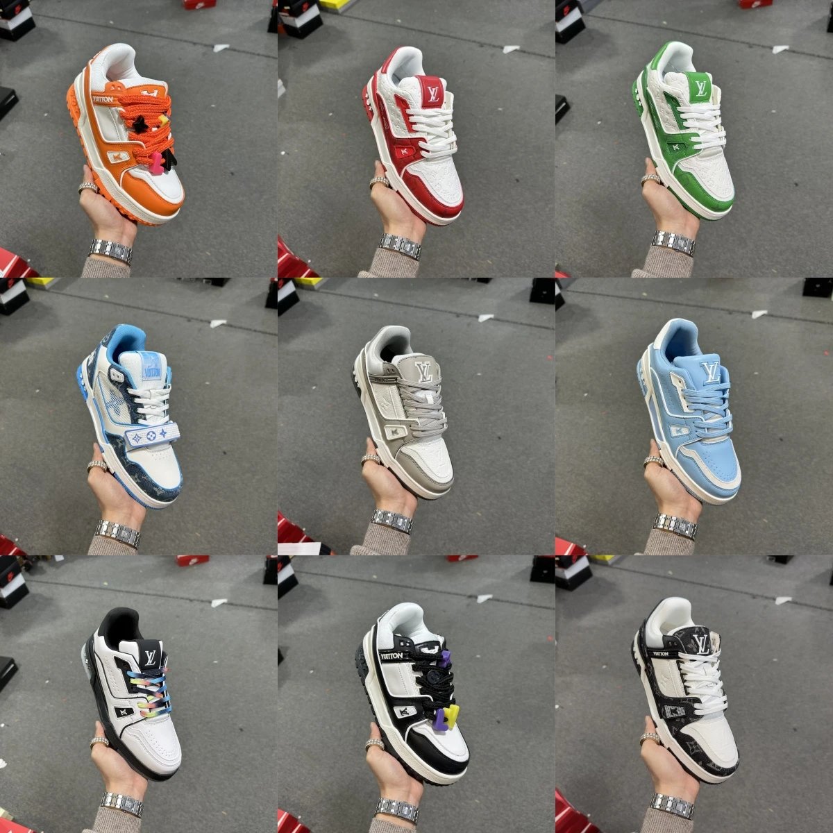 Louis Vuitton Low Top Sneakers QC photos