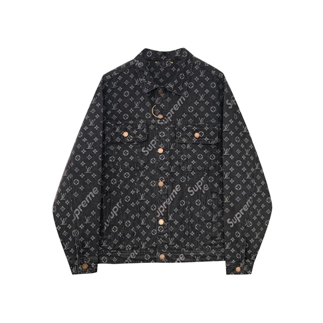 Louis Vuitton Jackets Monogram Denim Jacket product detail image 3