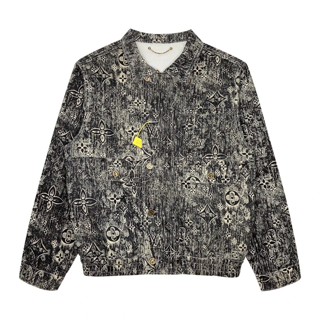 Louis Vuitton Studded Denim Jacket Navy - 10