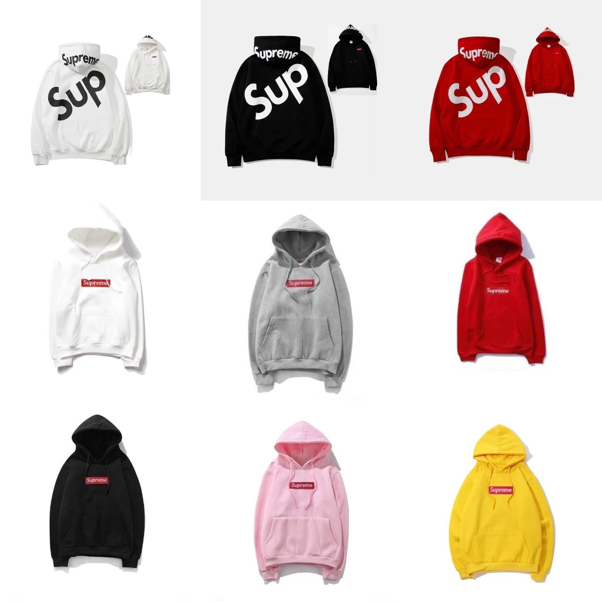 Supreme Hoodie in Multiple Colors