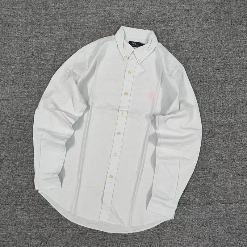 RL classic fit linen shirts for men and women available in twelve colors 亚麻衬衫长袖C 5