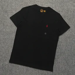 thumbnail for RL round neck short sleeved T-shirt for men and women new launch promotion Men's round neck short sleeve T-shirt A G