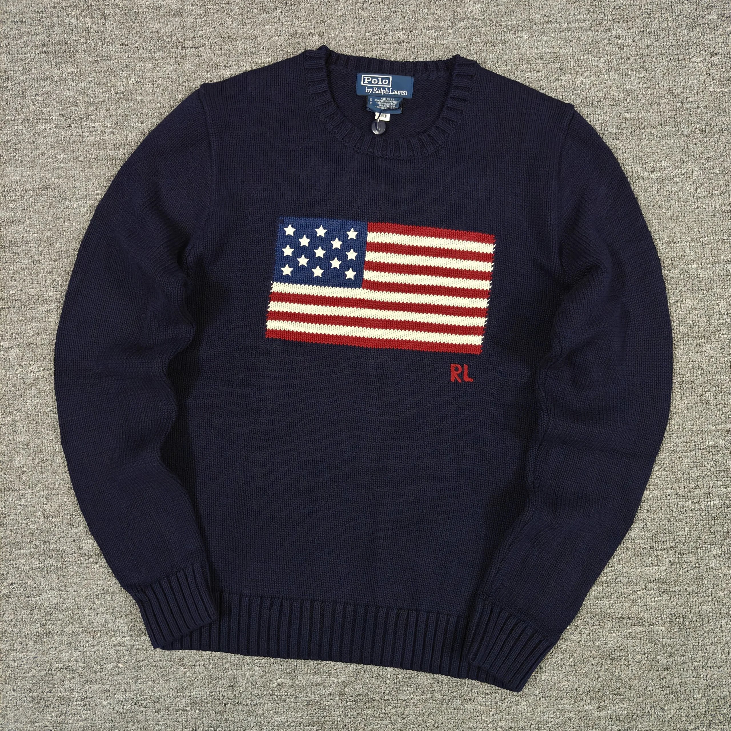 new version Iconic Flag Sweater 新款国旗款毛衣CK 7