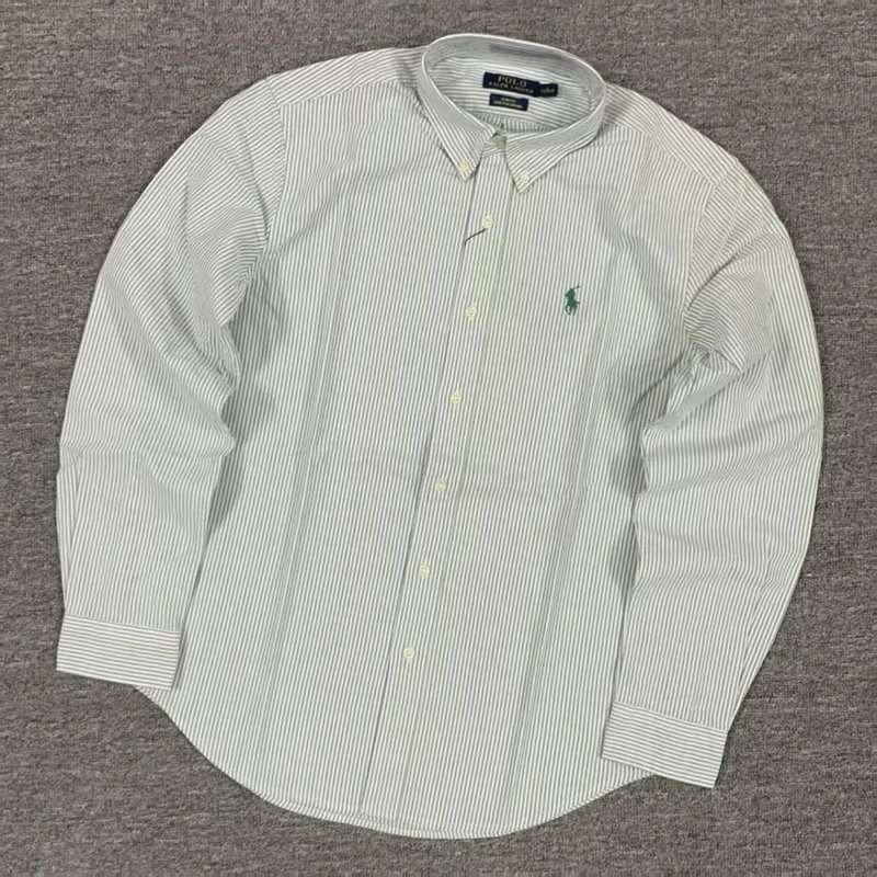  stripe Oxford shirt  条纹牛津布衬衫488765 E 10