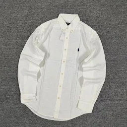 thumbnail for RL classic fit linen shirts for men and women, available in twelve colors 亚麻衬衫（长袖）C