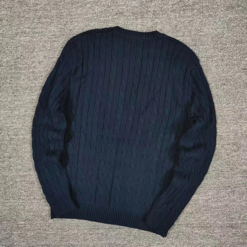 RL AutumnWinter classic cable crewneck sweater绞花圆领毛衣十色GD 12