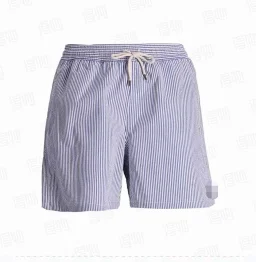 thumbnail for Traveller Classic Fit Swimming Shorts Seersucker Shorts C&K