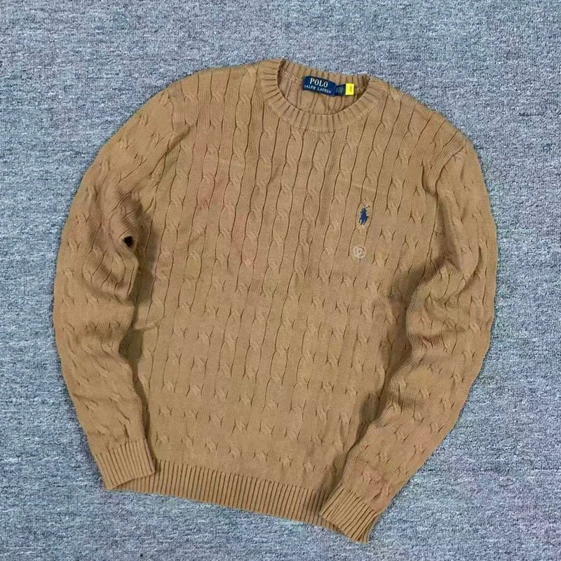 RL AutumnWinter classic cable crewneck sweater绞花圆领毛衣十色GD 10