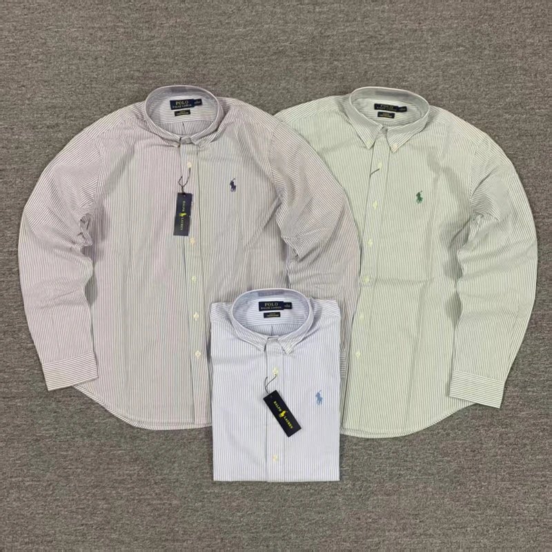  stripe Oxford shirt  条纹牛津布衬衫488765 E 7