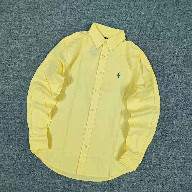 RL classic fit linen shirts for men and women available in twelve colors 亚麻衬衫长袖C 12